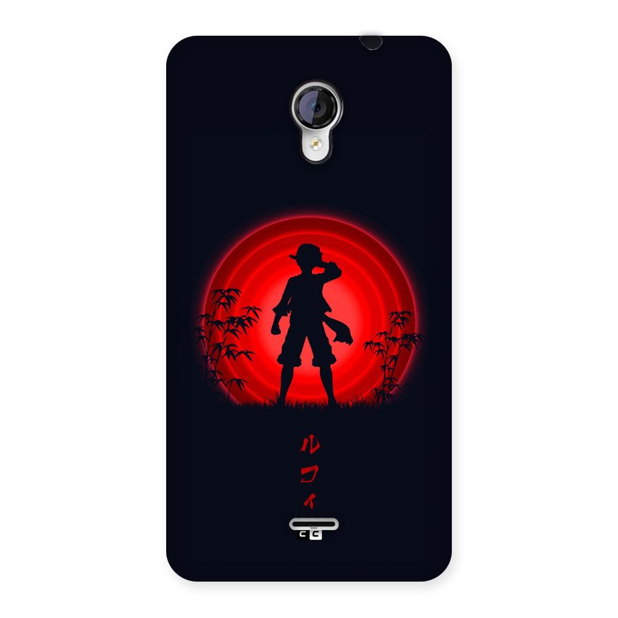 Dark Red Luffy Back Case for Unite 2 A106