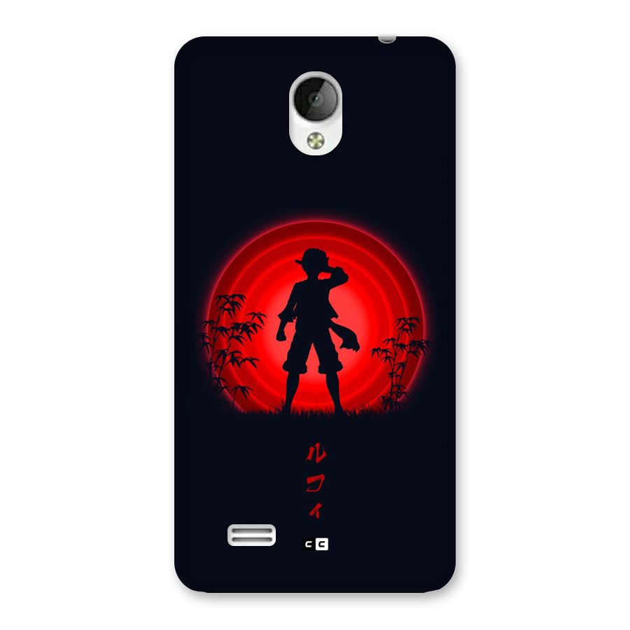 Dark Red Luffy Back Case for Vivo Y21