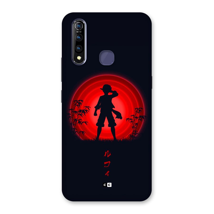 Dark Red Luffy Back Case for Vivo Z1 Pro