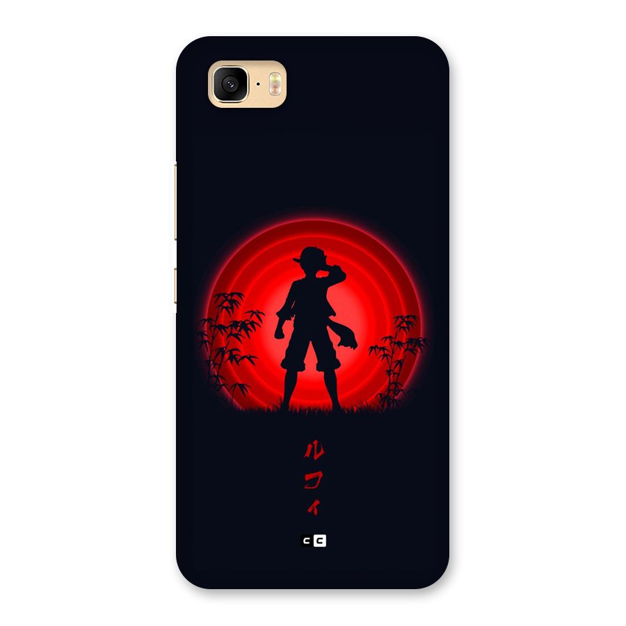 Dark Red Luffy Back Case for Zenfone 3s Max