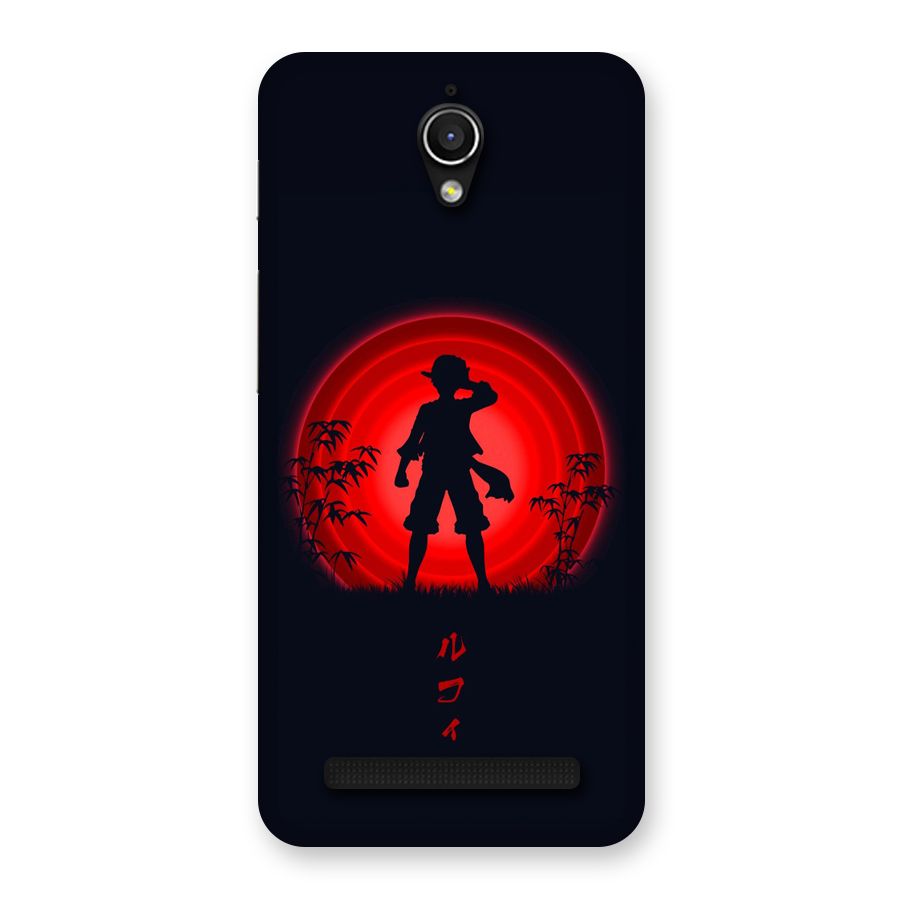 Dark Red Luffy Back Case for Zenfone Go