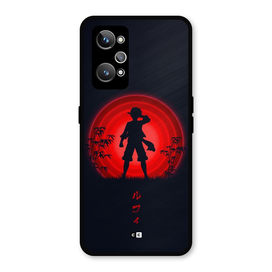 Dark Red Luffy Metal Back Case for Realme GT Neo2