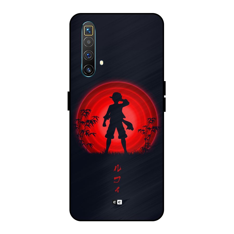 Dark Red Luffy Metal Back Case for Realme X3 SuperZoom