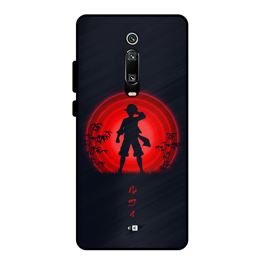 Dark Red Luffy Metal Back Case for Redmi K20