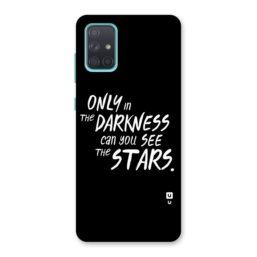 Darkness and the Stars Back Case for Galaxy A71