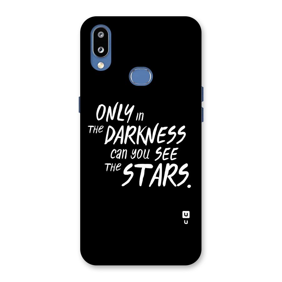 Darkness and the Stars Back Case for Galaxy M01s
