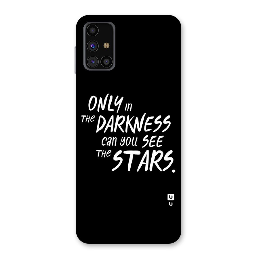 Darkness and the Stars Back Case for Galaxy M31s