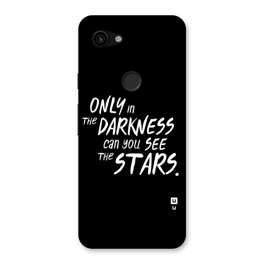 Darkness and the Stars Back Case for Google Pixel 3a