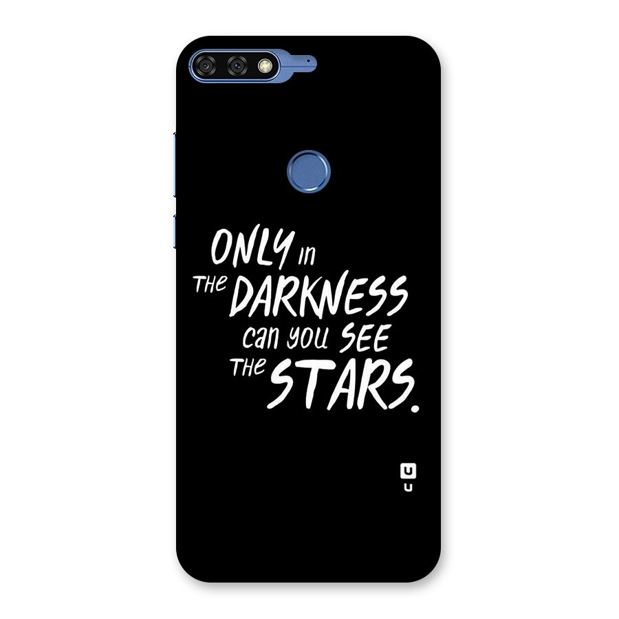 Darkness and the Stars Back Case for Honor 7C