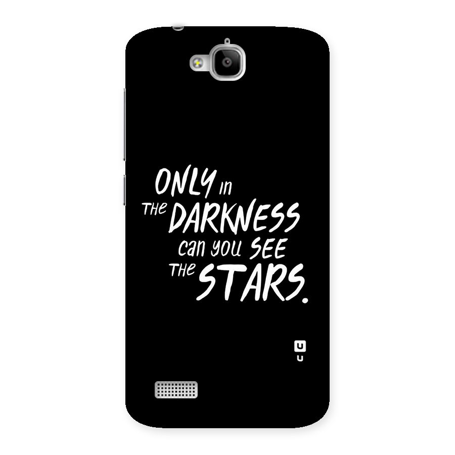 Darkness and the Stars Back Case for Honor Holly