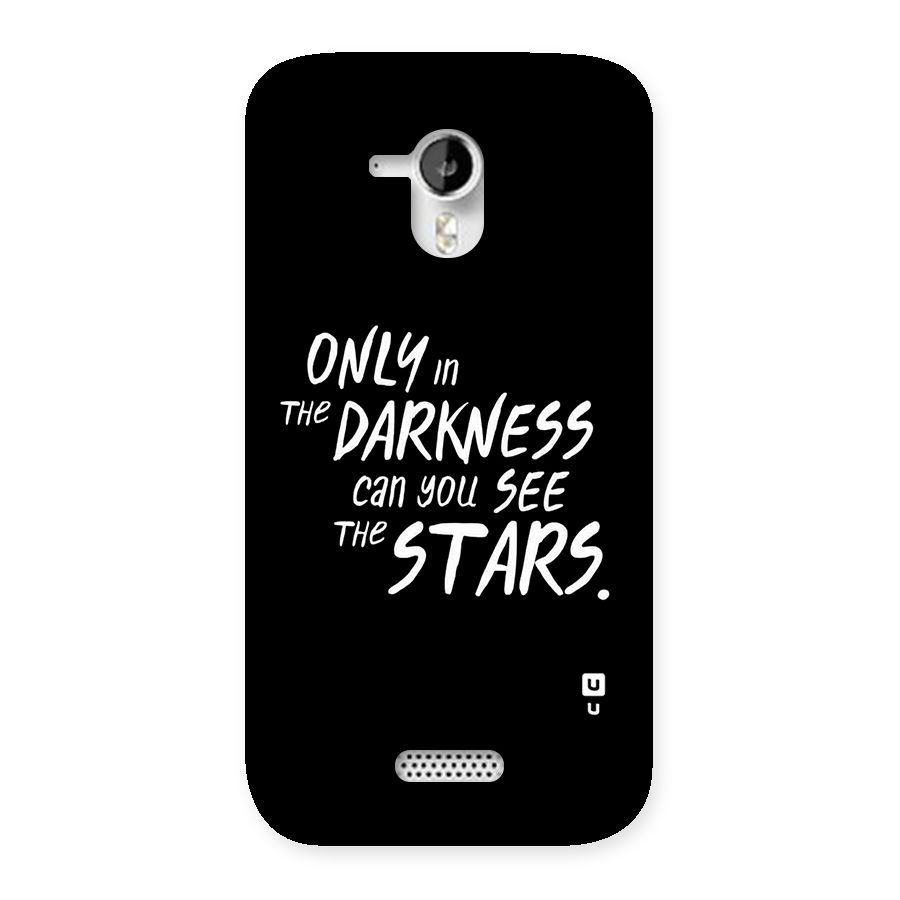 Darkness and the Stars Back Case for Micromax Canvas HD A116