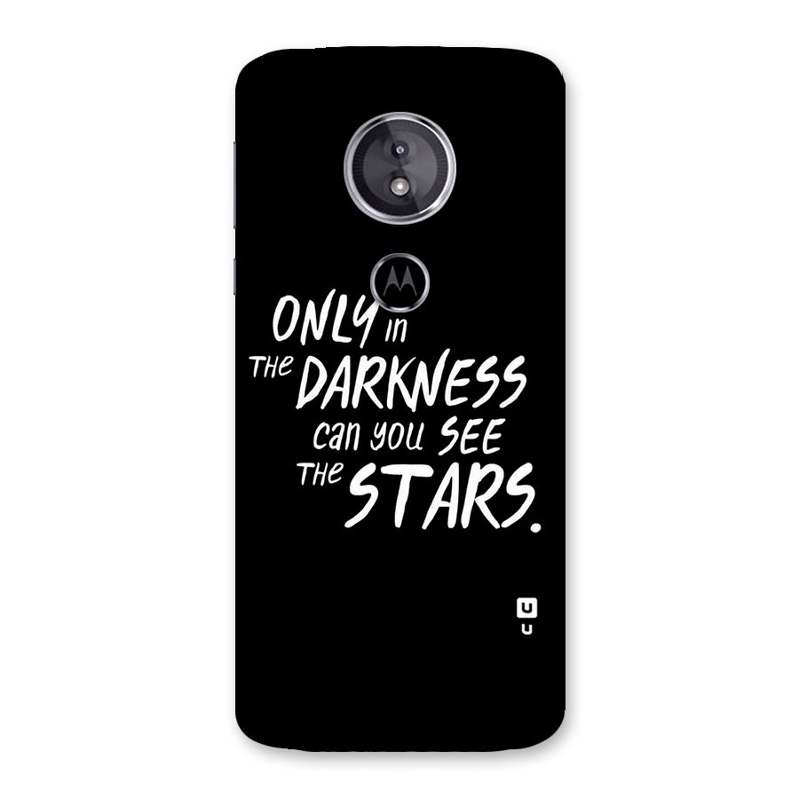 Darkness and the Stars Back Case for Moto E5