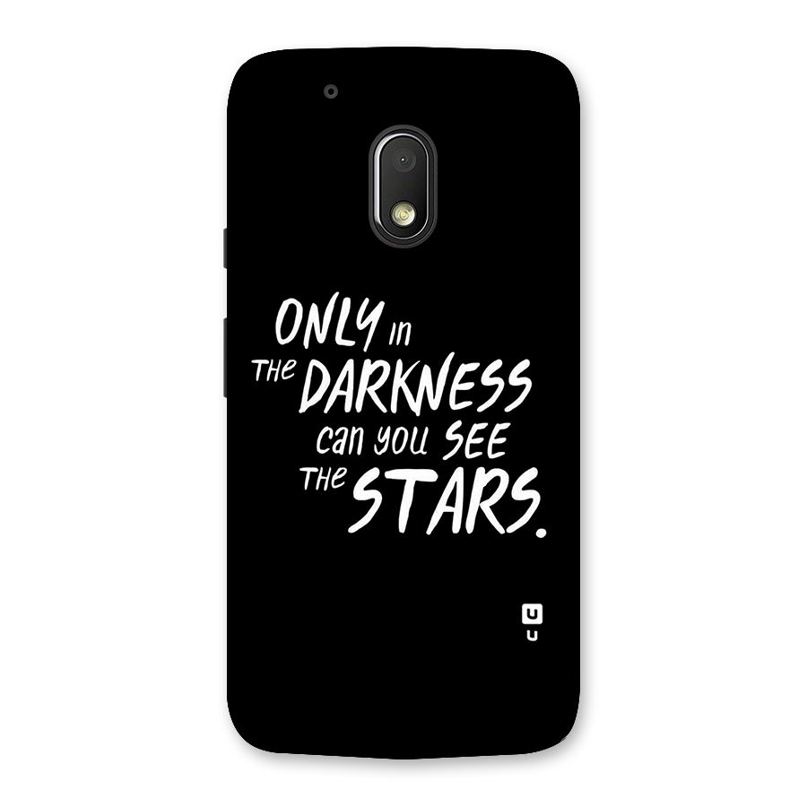 Darkness and the Stars Back Case for Moto G4 Play