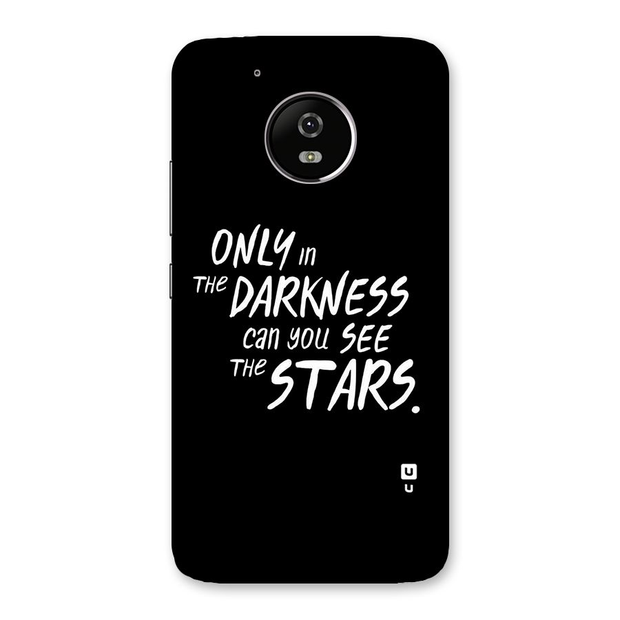 Darkness and the Stars Back Case for Moto G5
