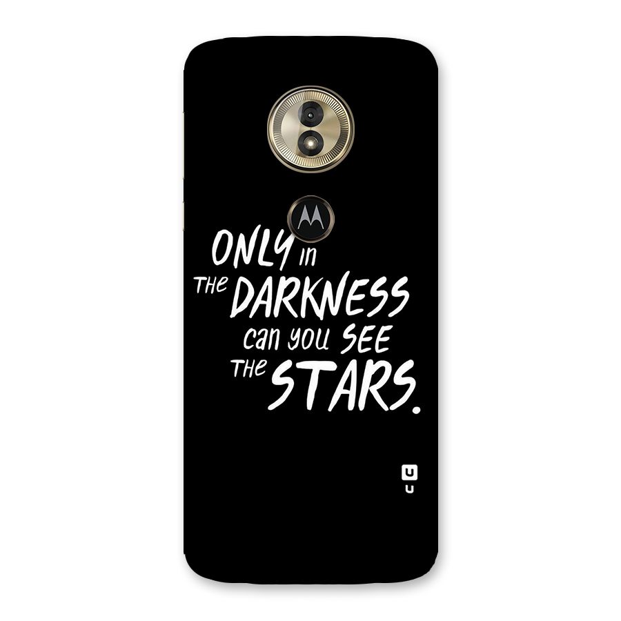 Darkness and the Stars Back Case for Moto G6 Play