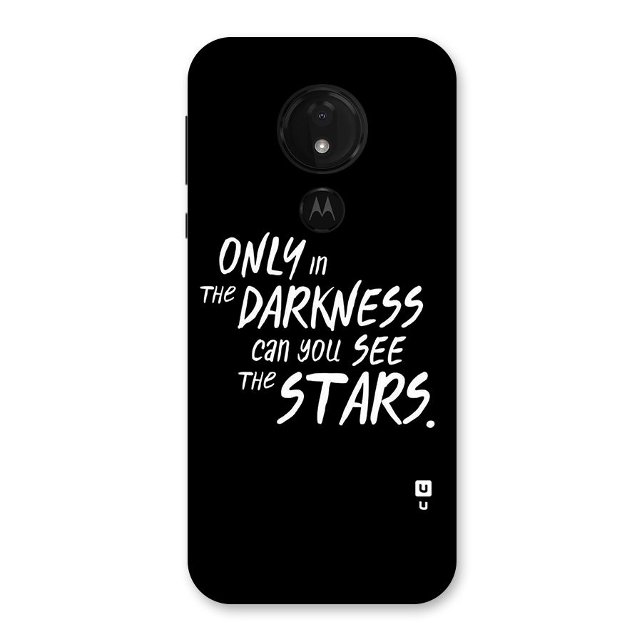 Darkness and the Stars Back Case for Moto G7 Power
