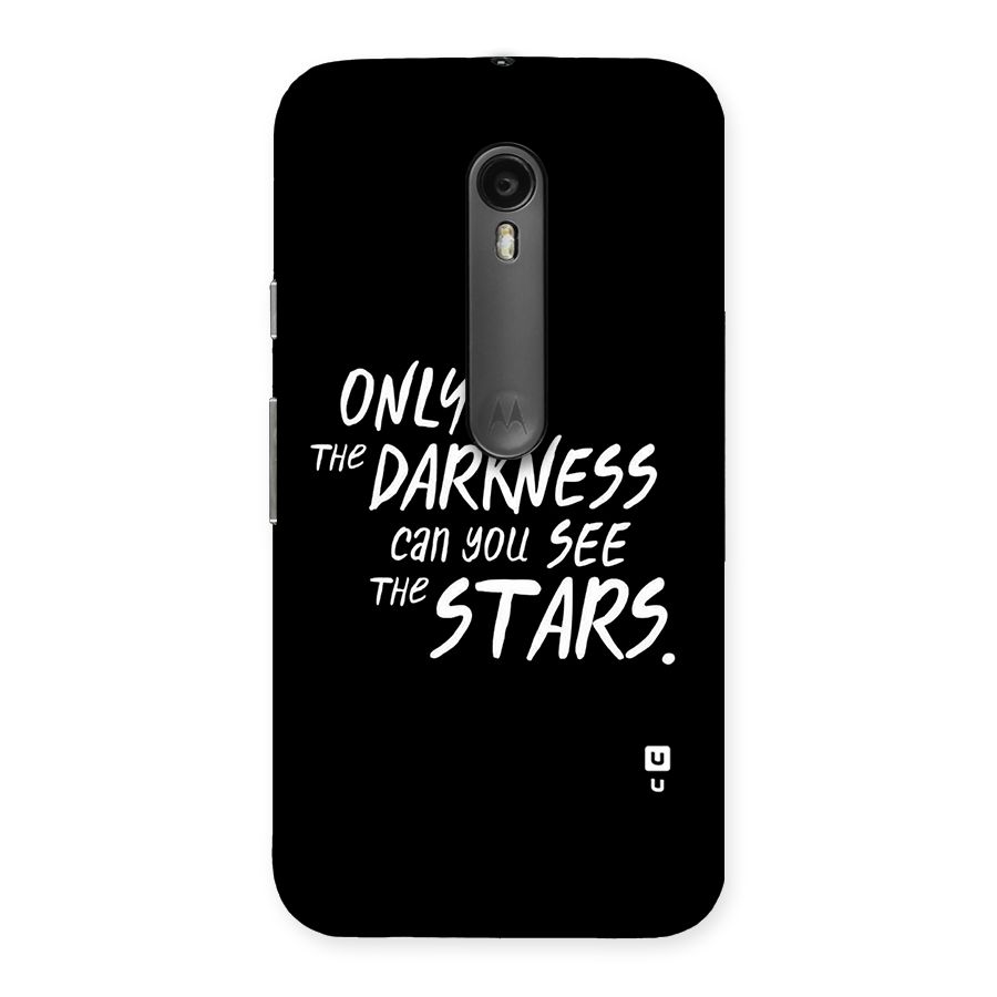 Darkness and the Stars Back Case for Moto G Turbo