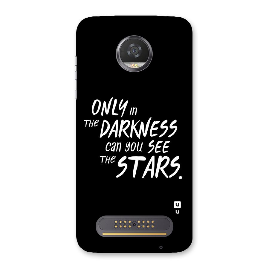 Darkness and the Stars Back Case for Moto Z2 Play