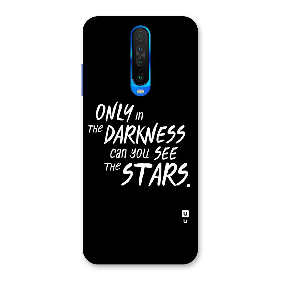 Darkness and the Stars Back Case for Poco X2