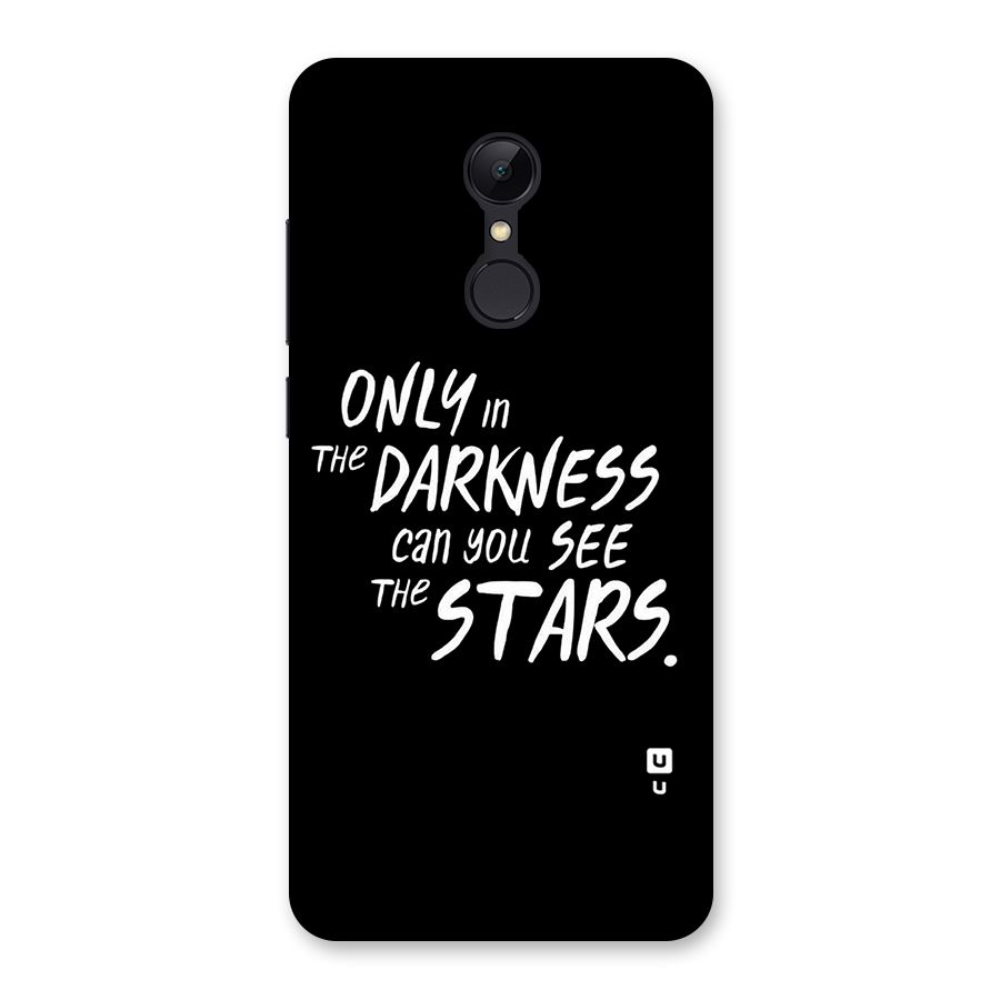 Darkness and the Stars Back Case for Redmi 5