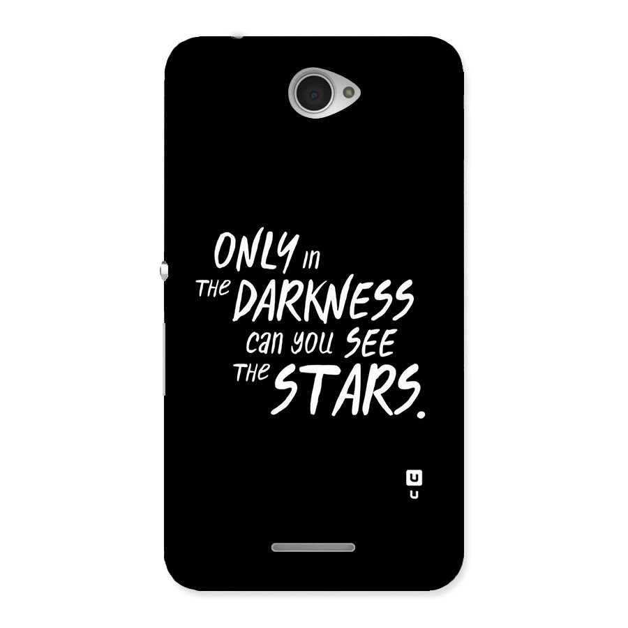 Darkness and the Stars Back Case for Sony Xperia E4