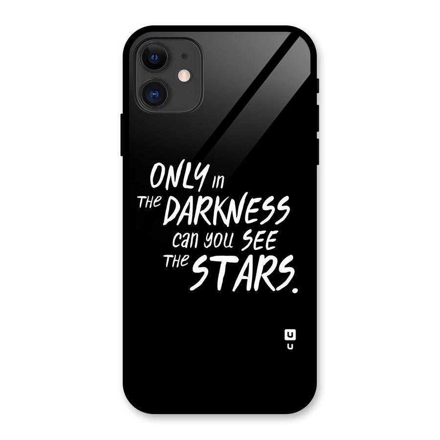 Darkness and the Stars Glass Back Case for iPhone 11