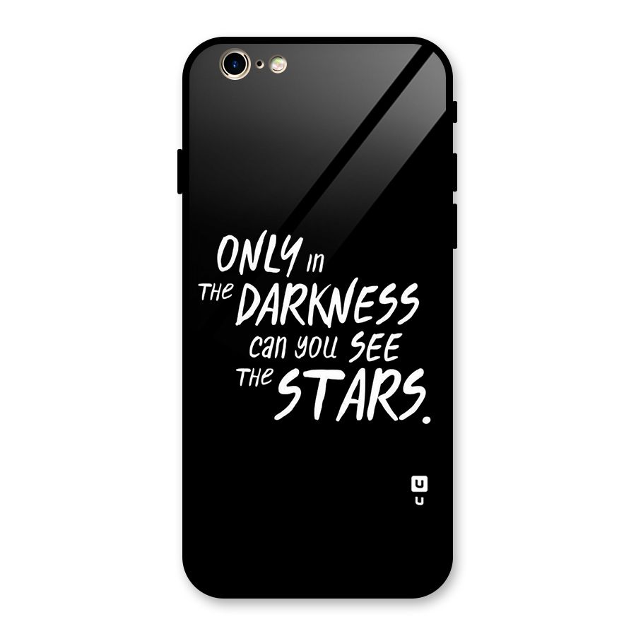 Darkness and the Stars Glass Back Case for iPhone 6 6S