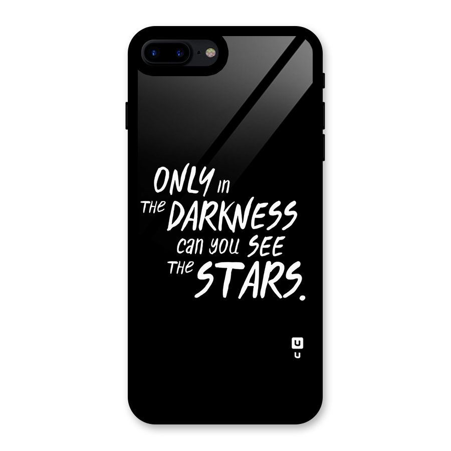 Darkness and the Stars Glass Back Case for iPhone 7 Plus