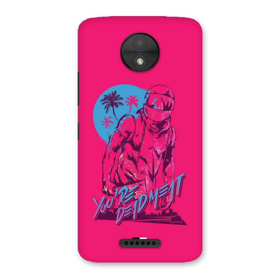 Dead Meat Back Case for Moto C