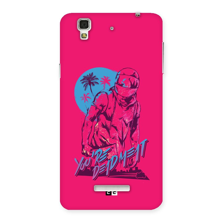 Dead Meat Back Case for YU Yureka Plus
