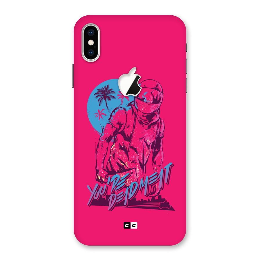 Dead Meat Back Case for iPhone XS Max Apple Cut