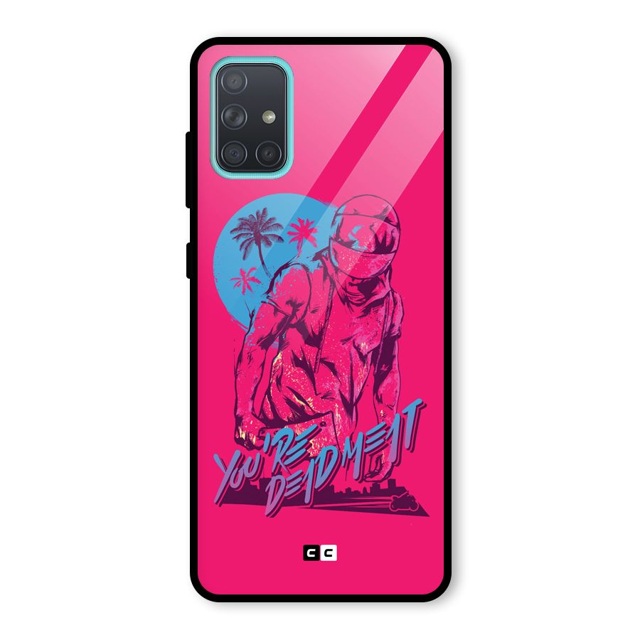 Dead Meat Glass Back Case for Galaxy A71