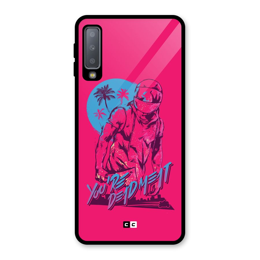Dead Meat Glass Back Case for Galaxy A7 (2018)