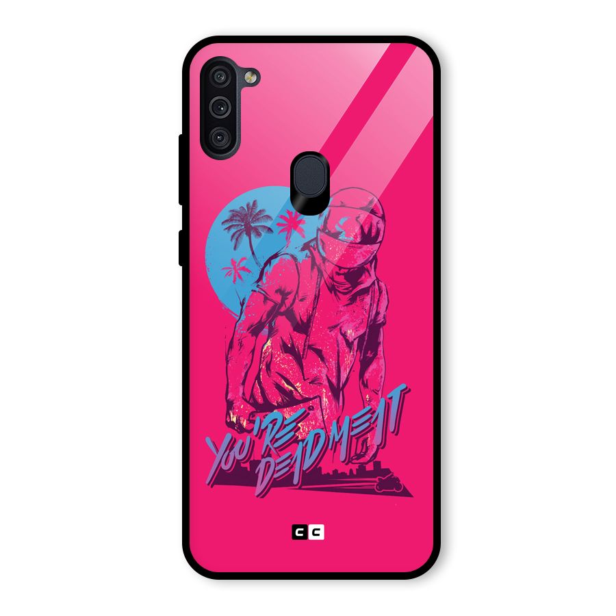 Dead Meat Glass Back Case for Galaxy M11