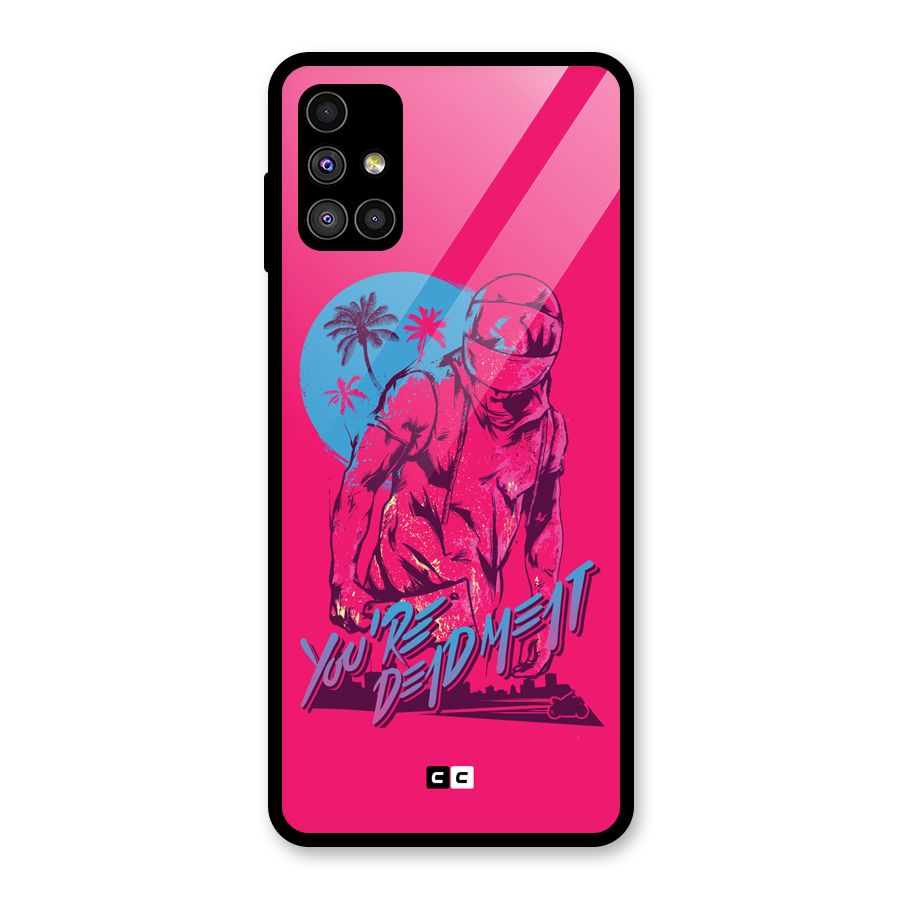 Dead Meat Glass Back Case for Galaxy M51