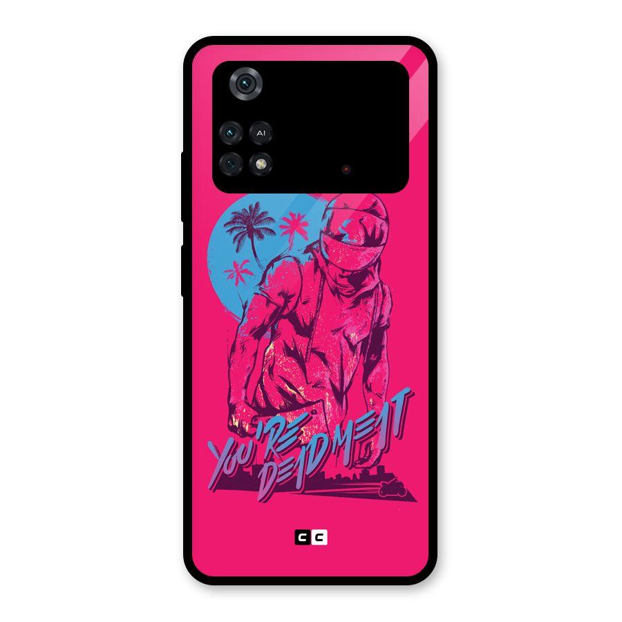 Dead Meat Glass Back Case for Poco M4 Pro 4G