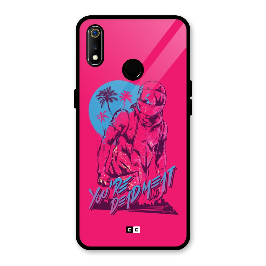 Dead Meat Glass Back Case for Realme 3i
