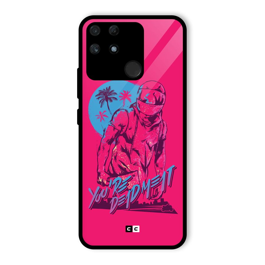 Dead Meat Glass Back Case for Realme Narzo 50A