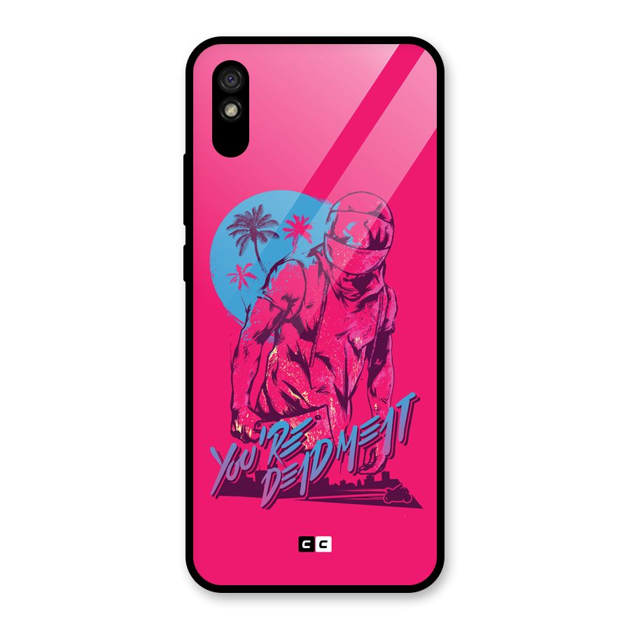 Dead Meat Glass Back Case for Redmi 9i