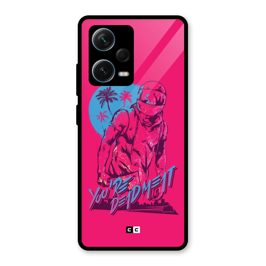 Dead Meat Glass Back Case for Redmi Note 12 Pro Plus 5G