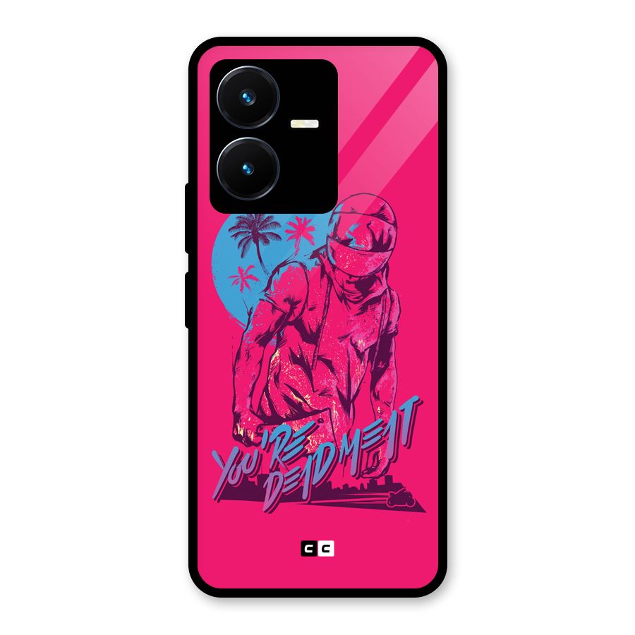 Dead Meat Glass Back Case for Vivo Y22s