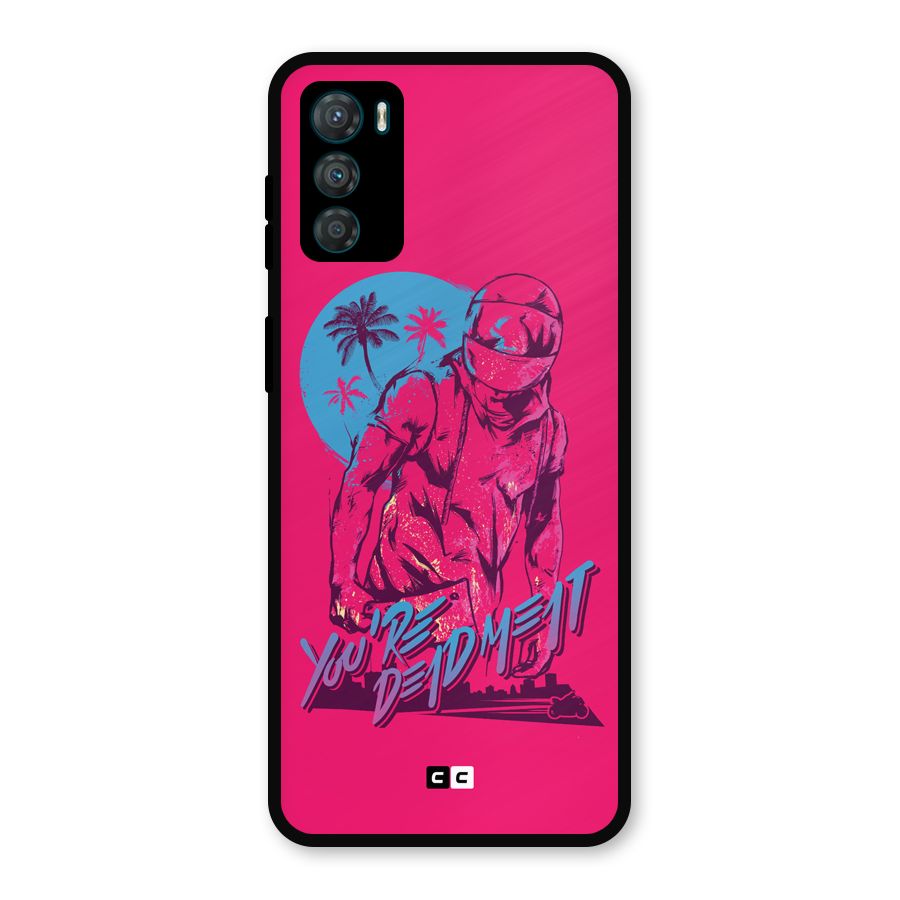 Dead Meat Metal Back Case for Moto G42