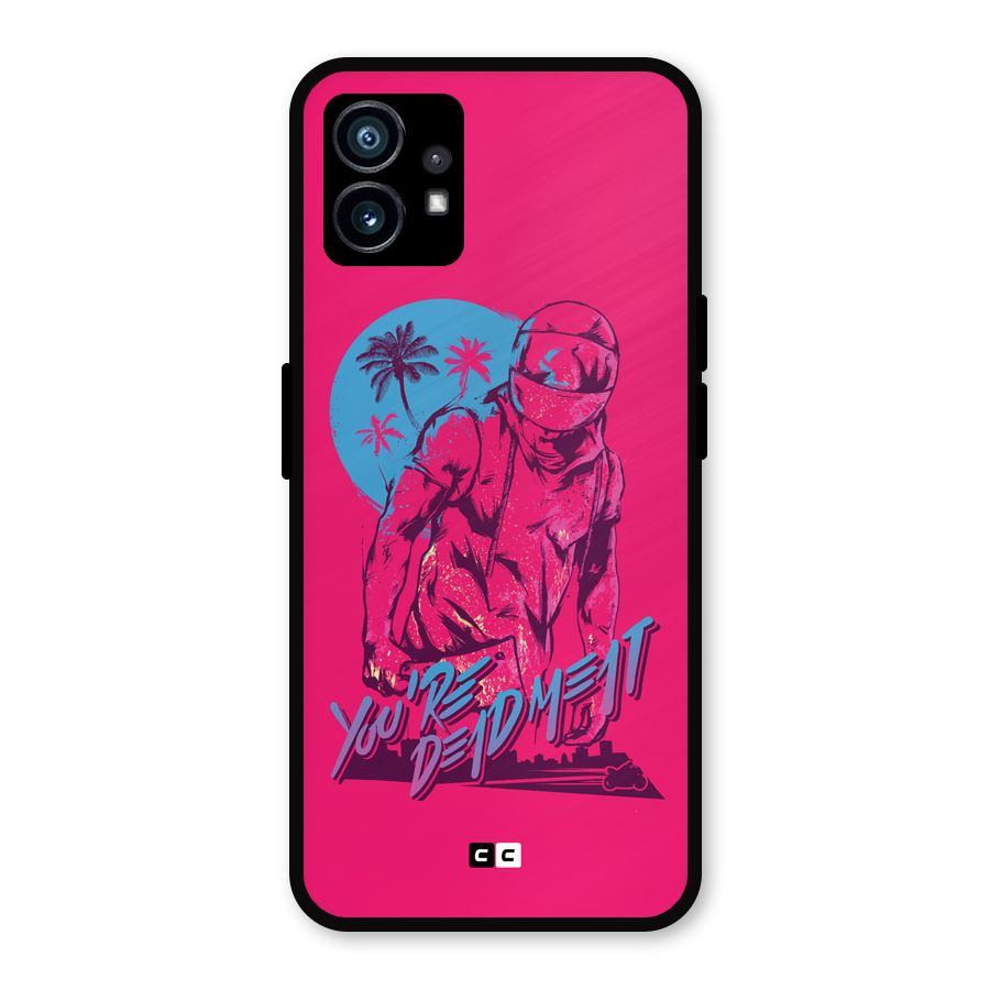 Dead Meat Metal Back Case for Nothing Phone 1