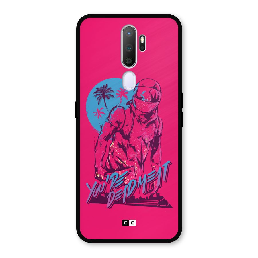 Dead Meat Metal Back Case for Oppo A5 (2020)