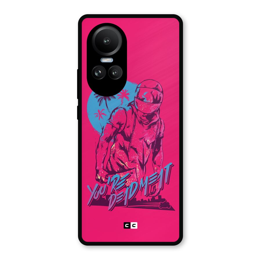 Dead Meat Metal Back Case for Oppo Reno10 Pro