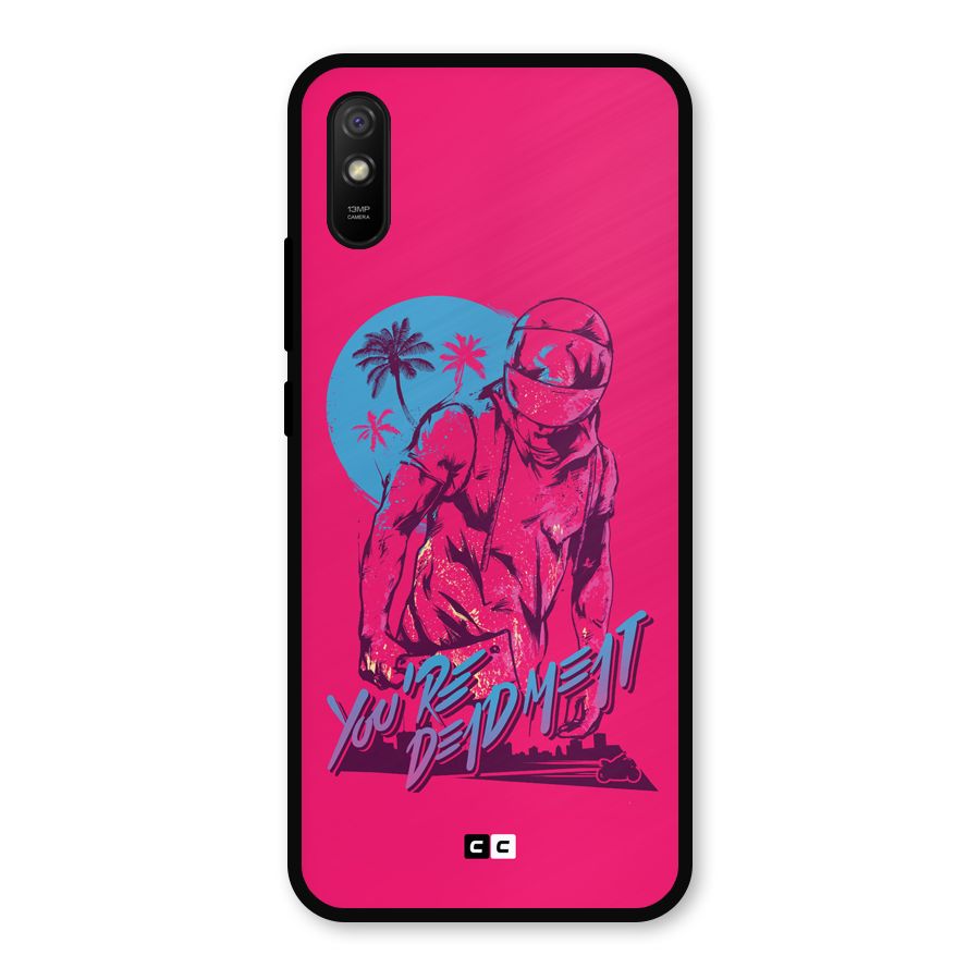 Dead Meat Metal Back Case for Redmi 9a