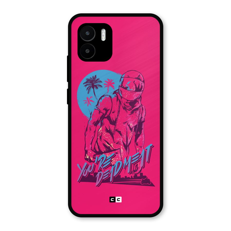 Dead Meat Metal Back Case for Redmi A2