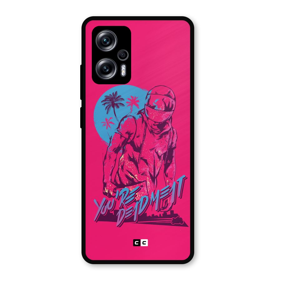 Dead Meat Metal Back Case for Redmi K50i