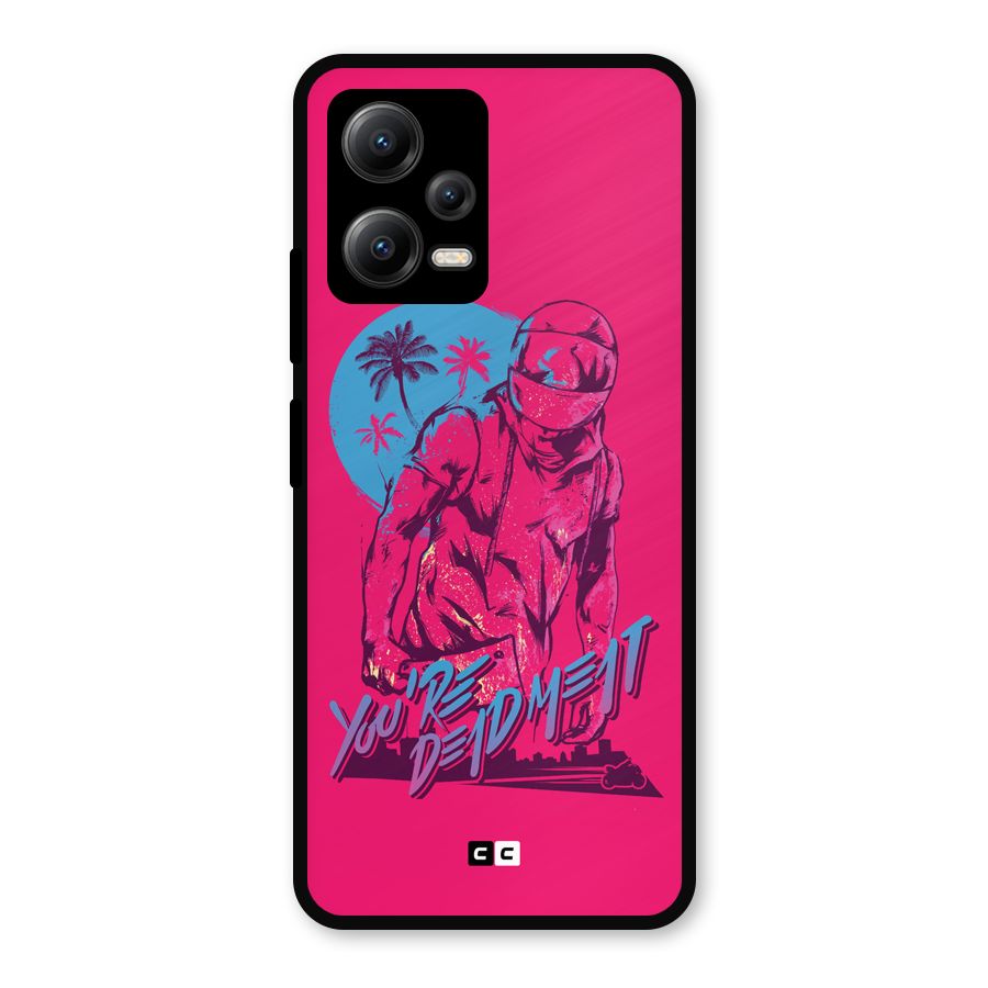 Dead Meat Metal Back Case for Redmi Note 12 5G