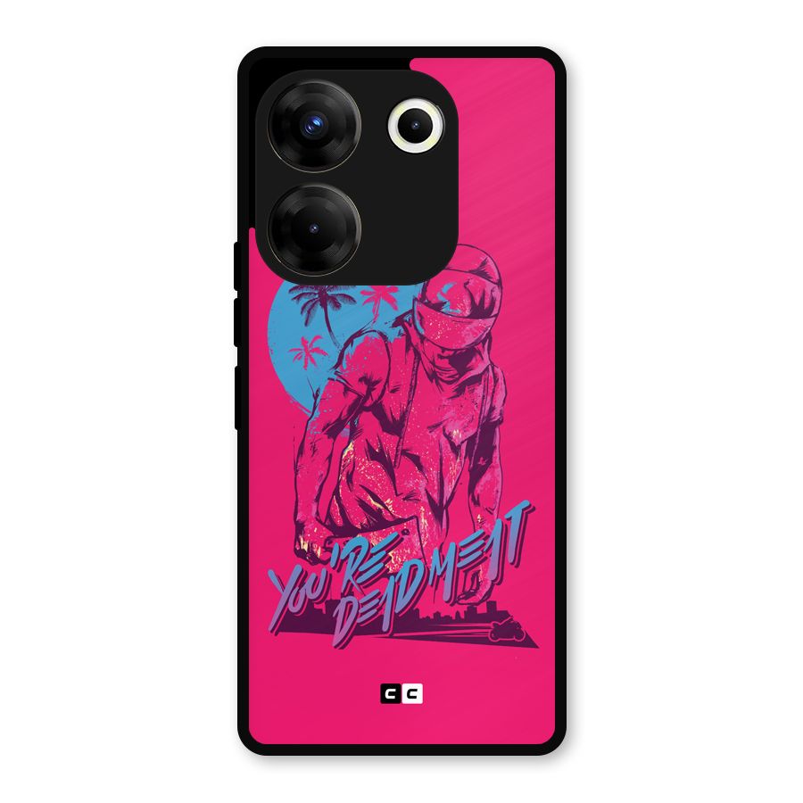Dead Meat Metal Back Case for Tecno Camon 20
